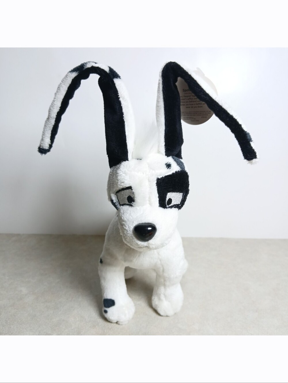 New! Neopets Spotted Gelert Dog Dalmations Plush White Black Stuffed 2004 Toy 9"